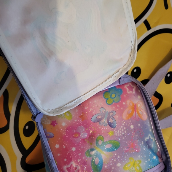 Colorful Angel Y2k 90s Lisa Frank Nostalgia Lunch Box Purse for Kids With Tag - Picture 7 of 7